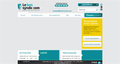 Desktop Screenshot of lebonsyndic.com